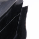 HERMES Kirius Business Bag Leather Black Gold Auth 183240-23