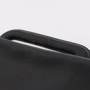 HERMES Kirius Business Bag Leather Black Gold Auth 183240-8