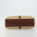 CHANEL Tragetasche Beschichtetes Canvas Beige Gold CC Original 183241-5
