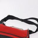 Christian Dior Hardcore Shoulder Bag Canvas Silver Red Auth 183247-14