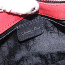 Christian Dior Hardcore Shoulder Bag Canvas Silver Red Auth 183247-19