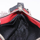 Christian Dior Hardcore Shoulder Bag Canvas Silver Red Auth 183247-20