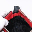 Christian Dior Hardcore Shoulder Bag Canvas Silver Red Auth 183247-21