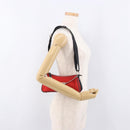 Christian Dior Hardcore Shoulder Bag Canvas Silver Red Auth 183247-23