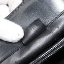 GUCCI Shoulder Bag Embossed leather Black Silver 001 3158 Auth 183254-12