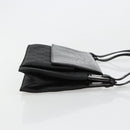 GUCCI Shoulder Bag Embossed leather Black Silver 001 3158 Auth 183254-3