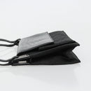 GUCCI Shoulder Bag Embossed leather Black Silver 001 3158 Auth 183254-4