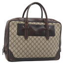 GUCCI GG Supreme Tote Bag PVC Beige 101666 Auth 183255-1