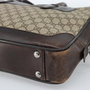 GUCCI GG Supreme Tote Bag PVC Beige 101666 Auth 183255-12