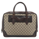 GUCCI GG Supreme Tote Bag PVC Beige 101666 Auth 183255-2