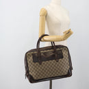 GUCCI GG Supreme Tote Bag PVC Beige 101666 Auth 183255-23