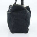 GUCCI GG Canvas Tote Bag Black Gold 145758 Auth 183257-3