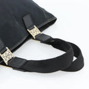 GUCCI GG Canvas Tote Bag Black Gold 145758 Auth 183257-7