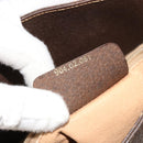 GUCCI GG Supreme Web Sherry Line Bag PVC Beige Gold 904 02 081 Auth 183259-12