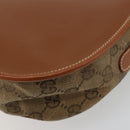 GUCCI GG Canvas Schultertasche Beige Gold 007 14 0074 Auth 183260-12