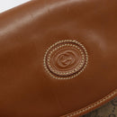 GUCCI GG Canvas Schultertasche Beige Gold 007 14 0074 Auth 183260-14