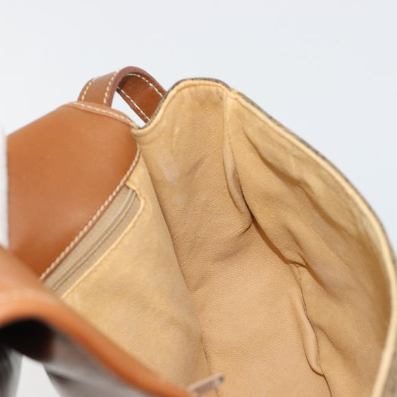GUCCI GG Canvas Schultertasche Beige Gold 007 14 0074 Auth 183260