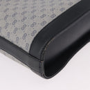 GUCCI Micro GG Supreme Shoulder Bag PVC Navy Gold 001 109 0579 Auth 183267-10