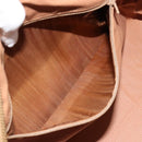CELINE Macadam Canvas Handtas PVC Beige Goud Auth 183269A-11