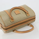 CELINE Macadam Canvas Handtas PVC Beige Goud Auth 183269A-6