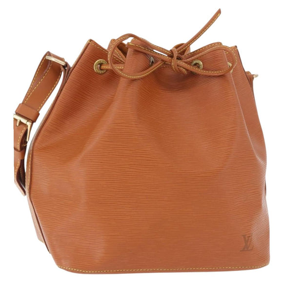 LOUIS VUITTON Epi Petit Noe Schoudertas Zipangu Gold M44108 LV Auth 183270SAV