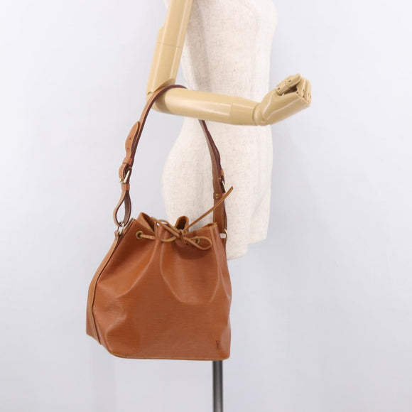 LOUIS VUITTON Epi Petit Noe Schoudertas Zipangu Gold M44108 LV Auth 183270SAV