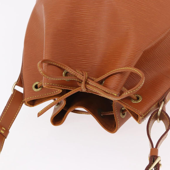 LOUIS VUITTON Epi Petit Noe Schoudertas Zipangu Gold M44108 LV Auth 183270SAV