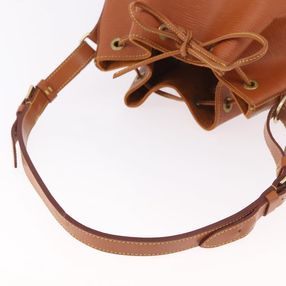 LOUIS VUITTON Epi Petit Noe Schoudertas Zipangu Gold M44108 LV Auth 183270SAV