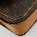LOUIS VUITTON Monogram Cartouchiere GM Shoulder Bag M51252 LV Auth 183272-14