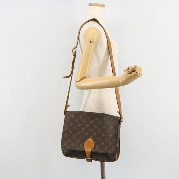 LOUIS VUITTON Monogram Cartouchiere GM Shoulder Bag M51252 LV Auth 183272