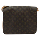 LOUIS VUITTON Monogram Cartouchiere GM Shoulder Bag M51252 LV Auth 183272-2