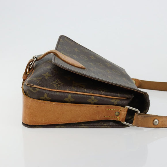 LOUIS VUITTON Monogram Cartouchiere GM Shoulder Bag M51252 LV Auth 183272