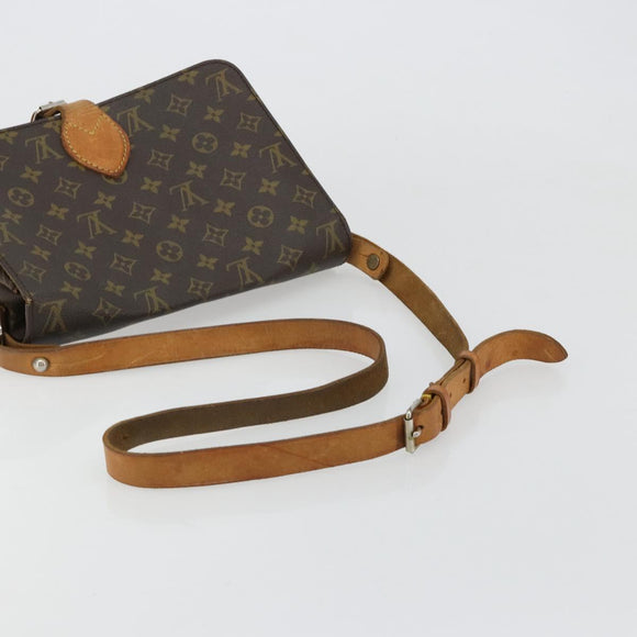 LOUIS VUITTON Monogram Cartouchiere GM Shoulder Bag M51252 LV Auth 183272