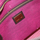 FENDI Zucca Canvas Tote Bag PVC Black Brown Auth 183274-15