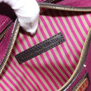FENDI Zucca Canvas Tote Bag PVC Black Brown Auth 183274-21