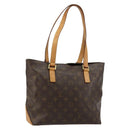 LOUIS VUITTON Monogram Cabas Piano Tote Bag M51148 LV Auth 183276-1