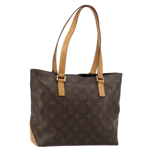LOUIS VUITTON Monogram Cabas Piano Tote Bag M51148 LV Auth 183276