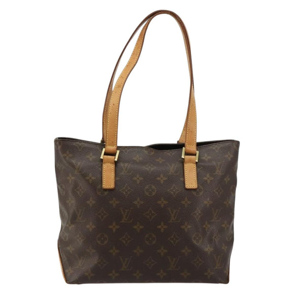 LOUIS VUITTON Monogram Cabas Piano Tote Bag M51148 LV Auth 183276
