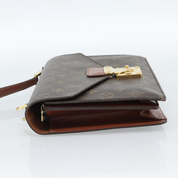 LOUIS VUITTON Monogram Concorde Hand Bag M51190 LV Auth 183277
