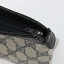 GUCCI GG Supreme Pouch PVC Navy 89 01 020 Auth 183285A-8