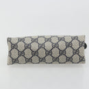 GUCCI GG Supreme Pouch PVC Navy 89 01 020 Auth 183285A-6