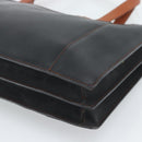 BOTTEGA VENETA Tote Bag PVC Canvas Black Gold Auth 183286-15