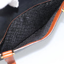BOTTEGA VENETA Tote Bag PVC Canvas Black Gold Auth 183286-24