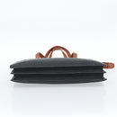 BOTTEGA VENETA Tote Bag PVC Canvas Black Gold Auth 183286-5