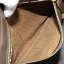 SAINT LAURENT Cabas Classic Hand Bag Leather Brown Gold 311208 Auth 183295A-24