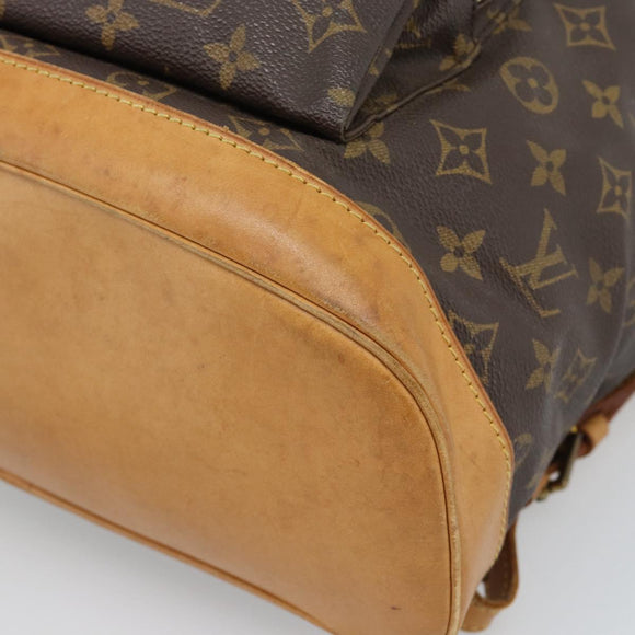 LOUIS VUITTON Monogram Montsouris GM Backpack M51135 LV Auth 183298