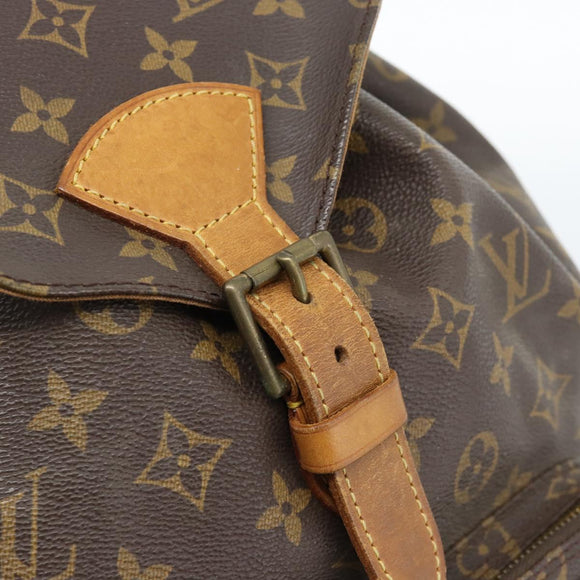 LOUIS VUITTON Monogram Montsouris GM Backpack M51135 LV Auth 183298
