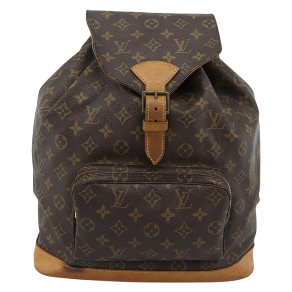 LOUIS VUITTON Monogram Montsouris GM Backpack M51135 LV Auth 183298