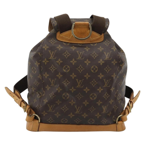 LOUIS VUITTON Monogram Montsouris GM Backpack M51135 LV Auth 183298