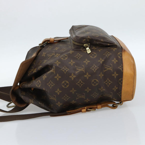 LOUIS VUITTON Monogram Montsouris GM Backpack M51135 LV Auth 183298